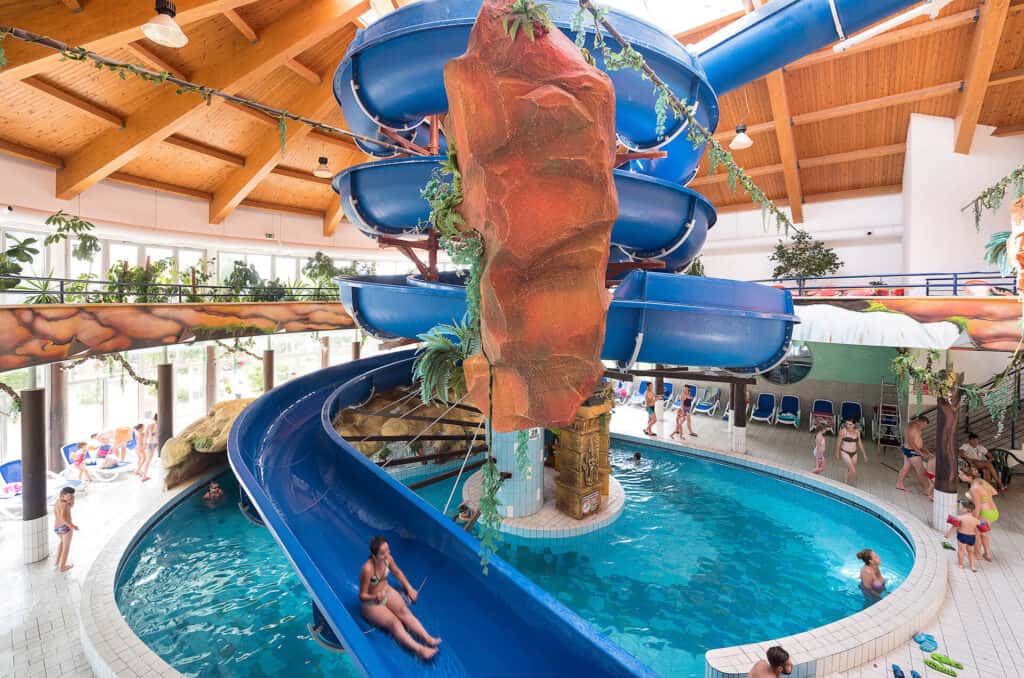 Aquapark a kúpele Aquarius v Nyiregyháza